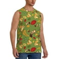 thumbnail image 2 of Balery Squirrel And Fox In The Forest Men's Sleeveless Muscle Shirts Workout Tank Top, Moisture Wicking, Odor Protection-XX-Large, 2 of 8
