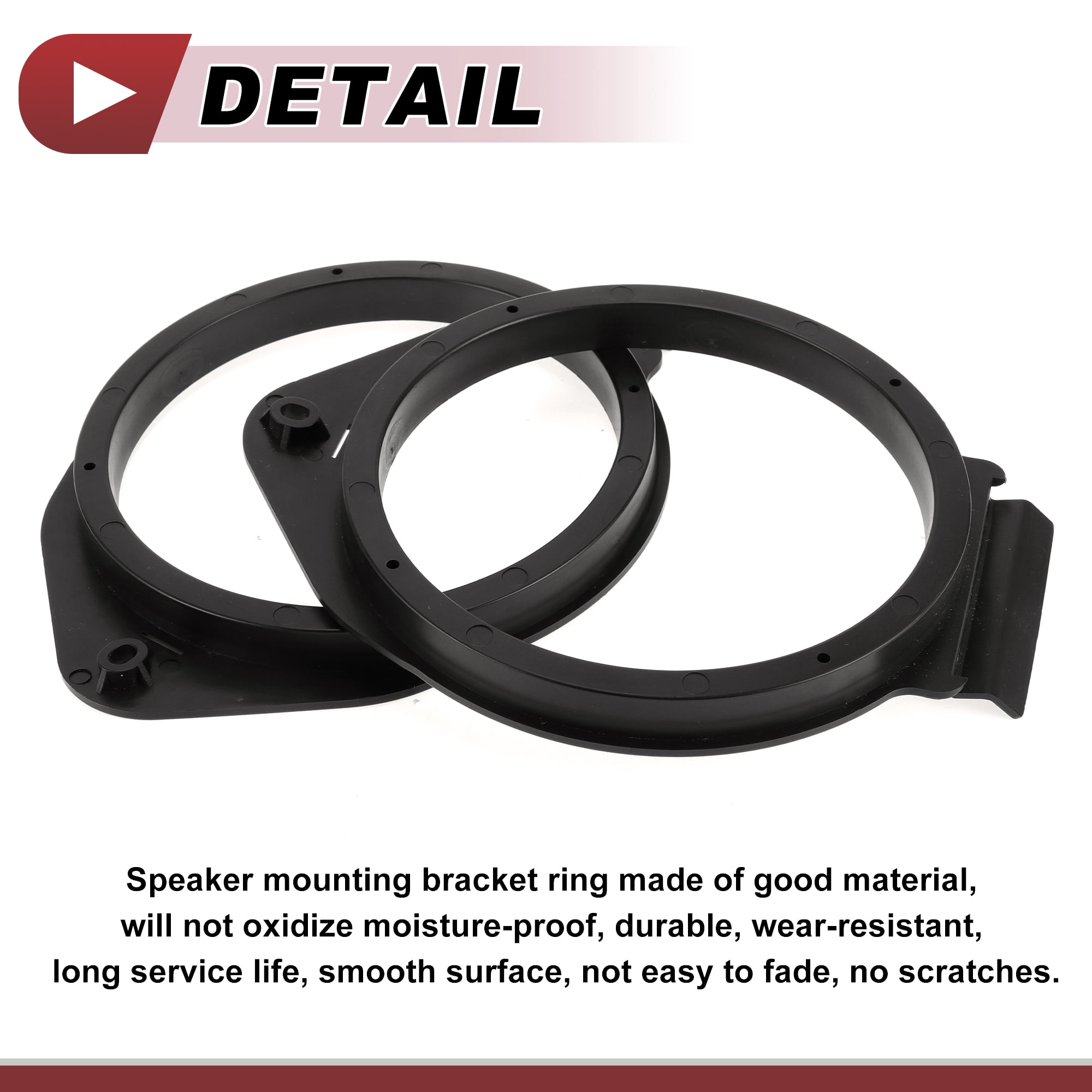 Unique Bargains 2 Set Speaker for Spacer Ring for Chevrolet Colorado 2015-2020