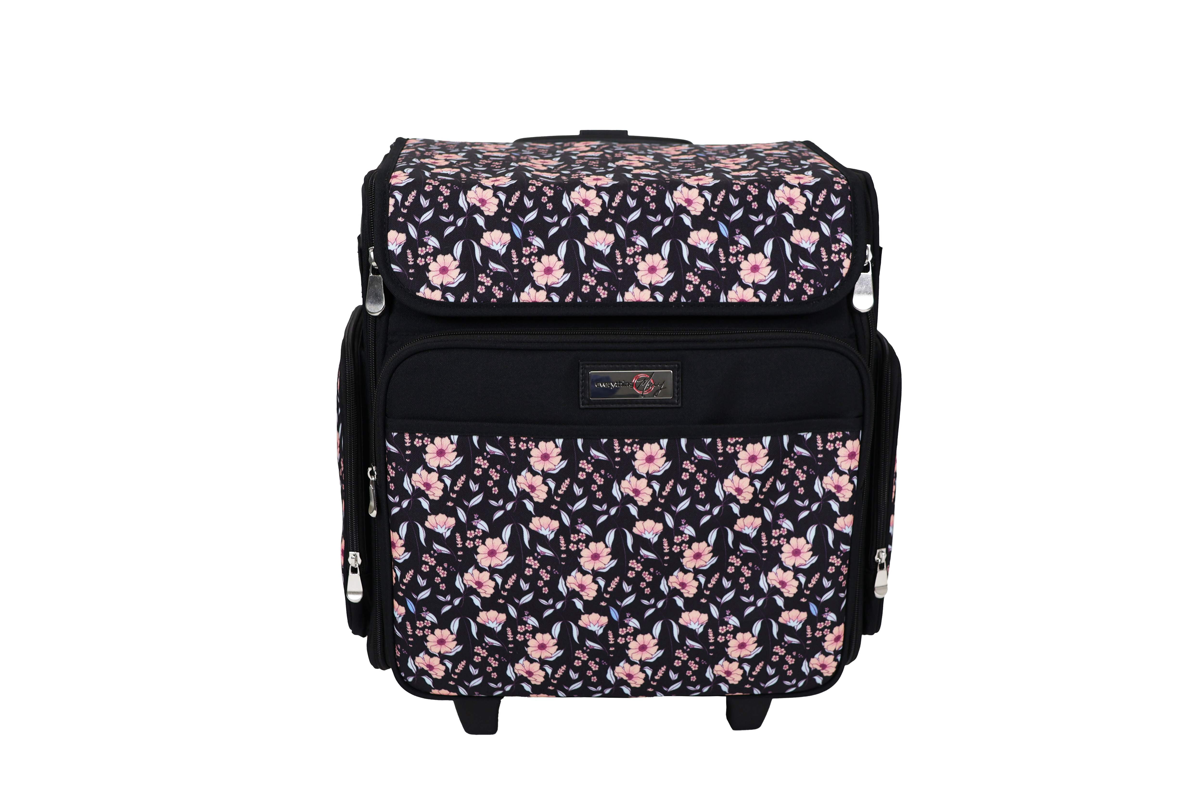 Everything Mary Collapsible Scrapbook Tote – Foldable Craft Storage Organizer for Scrapbooking Supplies, Art Tools, and Accessories – Portable Craft Bag