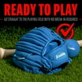 thumbnail image 6 of Franklin Sports RTP Kids Teeball Glove + Ball Set - Boys + Girls Mitt - 9.5" Righty - Blue, 6 of 7