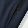 thumbnail image 5 of WTOBBY Men's Colorblock Waterproof Windbreaker Jacket for Outdoor - Hooded with Zip-Up, Multi-Pockets,Ideal for Hiking, Wind Protection, and Stylish Casual Wear,Dark Blue M, 5 of 8