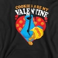 thumbnail image 2 of Sesame Street Cookies are my Valentine Adult Pull-Over Hoodie, Black, 4X-Large, 2 of 4