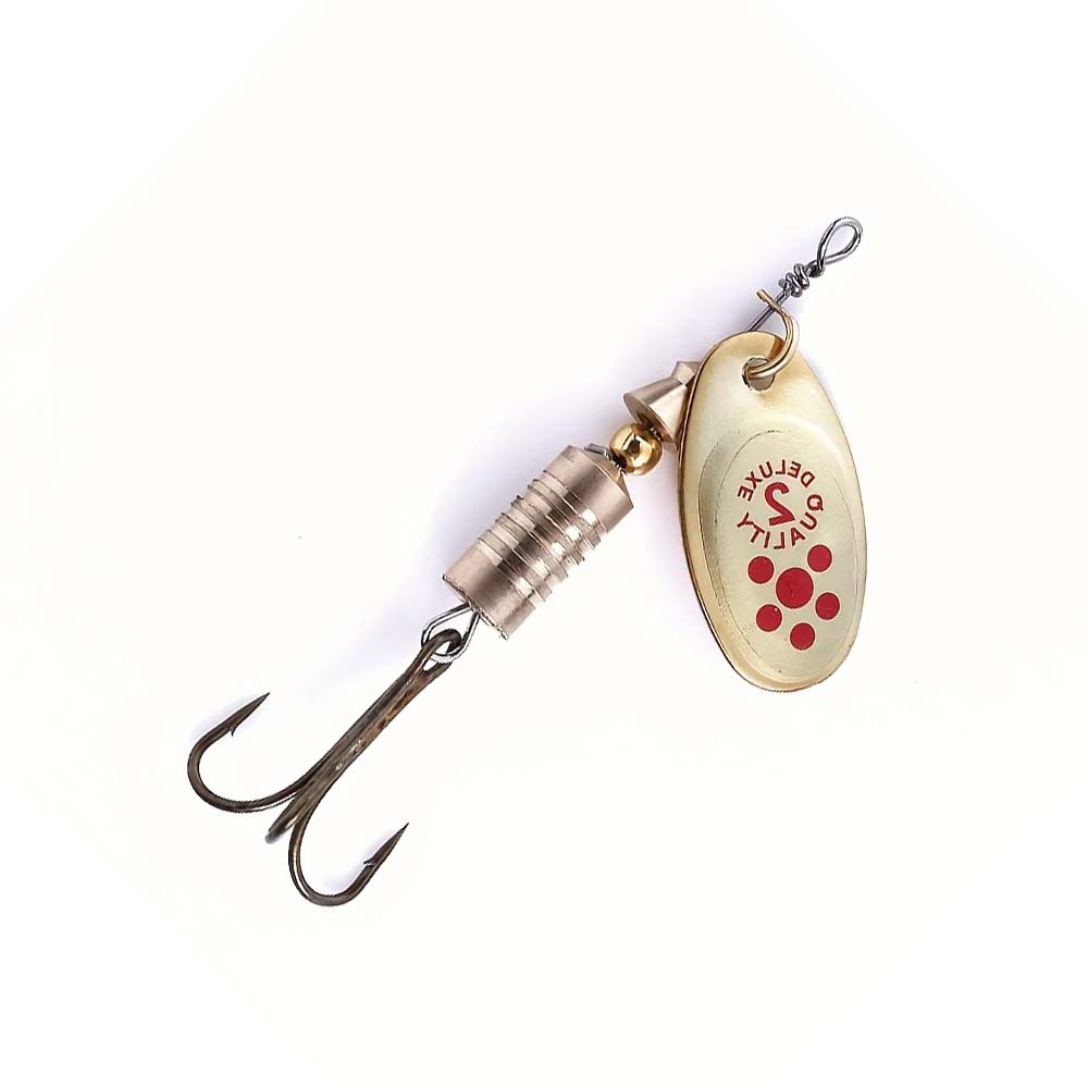10PCS Spinner Spoon Metal Bait Fishing Lures With Box Sequins Crankbait Spoon Baits Bass Trout Perch Pike Rotating