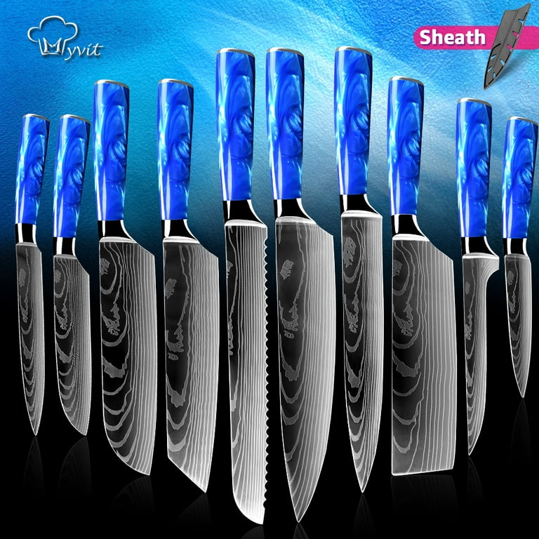 1pc, Professional Damascus Steel Chef Knife - High-Quality Kitchen Knives  for Effortless Cutting and Slicing