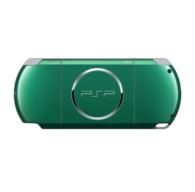 PlayStation Portable PSP 3000 Gaming Console, Green with 32MB Data Storage