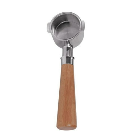 

51mm Bottomless for Naked Portafilter for Espresso Machines Coffee with Wooden Handle 2 Ears Home Office Coffee Making T