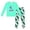 Mint Green, variant on Toddler Boys Clothes 2-Piece Children's Dinosaur Printed Crew Neck Long Sleeve Top Long Pants Home Clothes Set Size 2T ,Beige
