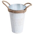 thumbnail image 1 of Metal Flower Bucket Vintage Flower Arrangement Bucket Iron Flower Pot Tall Flowrpot, 1 of 9