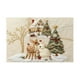 thumbnail image 2 of Christmas Holiday Embroidery Style Non-Slip Absorbent Kitchen Floor Mat, Washable Indoor Doormat for Entryway Bathroom Laundry Room Decor, 2 of 6