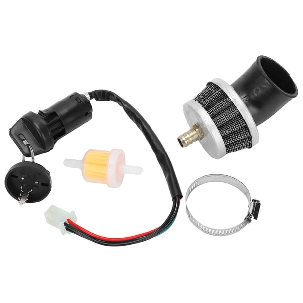 Bloqueo Aire Elemento Abrazadera Fijación Bloqueo De Encendido 2 Piezas Llaves Elemento De Filtro De Aire Kit De Abrazadera Para Vehículos Todoterreno De 4 Tiempos Motocicletas ANGGREK Otros