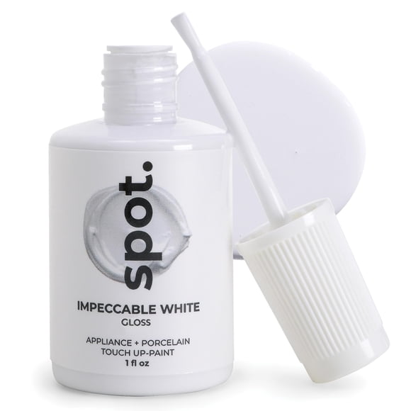 Peinture de Retouche Blanche à Haute Brillance – Porcelaine et Réparation d'Appareils pour Éclats, Taches, Égratignures et Fissures sur Réfrigérateurs, Micro-Ondes