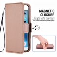 thumbnail image 4 of Étui pour Iphone 6 Plus 6s Plus, Étui en Cuir Fin Premium pour Téléphone Mobile avec Porte-Cartes Support Couverture Rabattable Compatible avec Iphone 6 Plus 6s Plus - Rose, 4 of 7