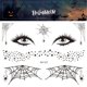 thumbnail image 1 of Pegatina de tatuaje de Halloween para cara, ojos falsos, boca, cicatriz de sangre, patrón de telaraña 3D, pegatina de cara aterradora de Halloween, 1 Juego, 1 of 4