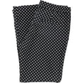 thumbnail image 2 of Ralph Lauren Womens Dot Casual Lounge Pantalones, Negro, 4, 2 of 2