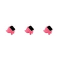 thumbnail image 3 of Electronicheart Silicone Smartwatch Charging Holder Portable Small Charger Storage Stand Display Support Base Rack Organizer Accessories Pink 3Set, 3 of 6