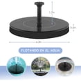 thumbnail image 2 of Fuente solar Askfv Bombas De Agua Solares 4 Cabezales De Patrón De Rociado Diferentes, 2 of 7
