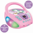 thumbnail image 5 of Lexibook Boombox con CD y Bluetooth Unicorn, con Efectos de Luz Multicolor, Entrada Auxiliar y Conector para Micrófono, Color Rosa, 5 of 5