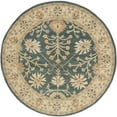 thumbnail image 2 of SAFAVIEH Classic Anabella Oriental Wool Area Rug, Blue/Light Gold, 6' x 6' Round, 2 of 10