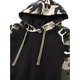 thumbnail image 4 of Ma Croix Womens Crop Top Hoodie Long Sleeve Casual Fleece Hooded Sweatshirt, 4 of 7