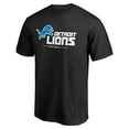 thumbnail image 2 of Men's Black Detroit Lions Team Lockup T-Shirt, 2 of 3