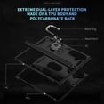 thumbnail image 6 of Designed for Samsung Galaxy Z Fold 7 5G Case, Military Grade Protective Phone Case Cover with Enhanced Metal Ring Kickstand [Support Magnet Car Mount] Compatible with Z Fold 7 5G, Black, 6 of 8