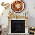 thumbnail image 7 of Twfbrm Fall Maple Leaves Garland, 5.7ft Artificial Maple Leaf Garland with Pumpkins and Berrirs, Farmhouse Autumn Foliage Hanging Vine Thanksgiving Harvest Fall Decorations for Home Party Fireplace, 7 of 7