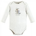 thumbnail image 5 of Hudson Baby Cotton Long-Sleeve Bodysuits, 3-Pack, Newborn- 24 Months, 5 of 5