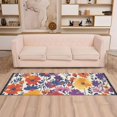 thumbnail image 2 of Yayeee Runner Rug for Bedroom 2'x6' Machine Washable Hallway Non Slip Mat, Colorful Flowers Pattern, 2 of 8