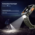 thumbnail image 5 of Blackview 2.01" Military Smart Watch for Men,Bluetooth Call /Dial/100+ Sport Modes/IP68 Waterproof,Smartwatch compatible with iPhone Android,Green, 5 of 9