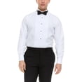 thumbnail image 5 of Men's Slim Fit Convertible Cuff Laydown & Wingtip Collar Tuxedo Shirt - Cufflinks & Bow Tie Included, 5 of 6