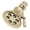 Polished Brass, variant on Speakman S-2254-BN Anystream 3-Setting Showerhead for Stylish Bathroom Décor, 2.5 GPM, Brushed Nickel