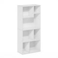 thumbnail image 2 of Furinno Daly 7-Cube Irregular Cubes Bookcase, Bookshelf, Storage Organizer, White, 2 of 6