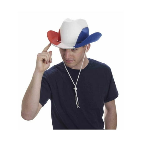 Red/White/Blue Cowboy Hat Halloween Costume Accessory