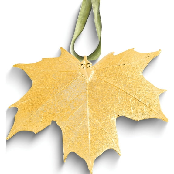Fashion 24K Gold Dipped Sugar Maple Decorative Leaf (84 X 94) Made In United States gm3895