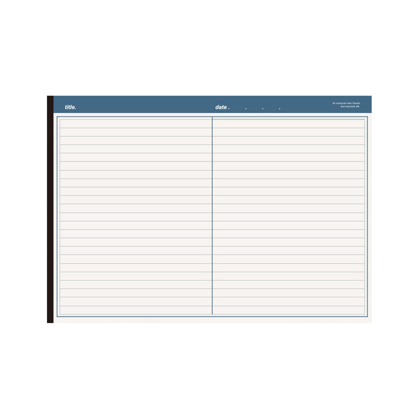 Miyuadkai B5 Tearable Notepad 10pc Blue, Detachable Writing Memo Notebok for Studants, Daily Note Taking 20 Sheets 40 Pages