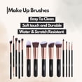 thumbnail image 4 of Makeup Brush Set with Acrylic Beauty Organizer and Blenders Set by Kbees Collection., 4 of 7
