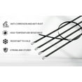 thumbnail image 4 of WuPing 50 Pcs Black Metal Zip Ties 18 Inch Heavy-Duty 304 Stainless Steel Epoxy-Coated Locking Cable Ties for Machinery, Vehicles, Cables, Pipes, Fences, 4 of 11