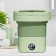 thumbnail image 6 of Foldable Mini Washing Machine Folding Washing Machine, Mini Portable Clothes Washer, 8L Powerful Compact Small Washer for Home, RV, Baby Clothes Green, 6 of 8