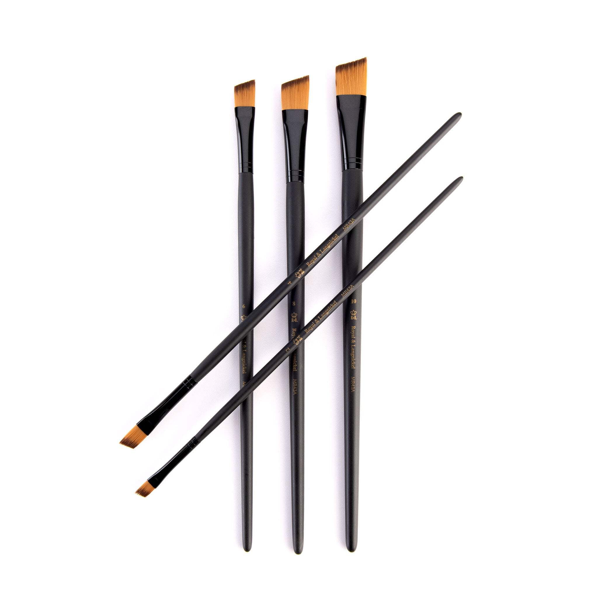 RSET-4308 | Essentials™ 5pc Gold Taklon Variety Brush Set 4308