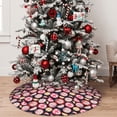thumbnail image 5 of Lsque Tomatoes Print Christmas Tree Skirt, Tree Skirt with Ties or Velcro, Perfect for Holiday Decorations, Halloween, and New Year-36", 5 of 7