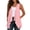 Pink women's sleeveless cardigan a1, variant on Women's Sleeveless Open Front Cardigan Casual Basic Vest Solid Color Fall Spring Cover Up Lightweight Layering Top, Pink 2XL