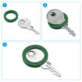 thumbnail image 5 of Key Cap Cover 0.9" Round Key Identifier Tags for House Keys, Green, 20 Pack, 5 of 6