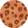 thumbnail image 1 of Ahgly Company Machine Washable Indoor Round Transitional Scarlet Red Area Rugs, 6' Round, 1 of 7