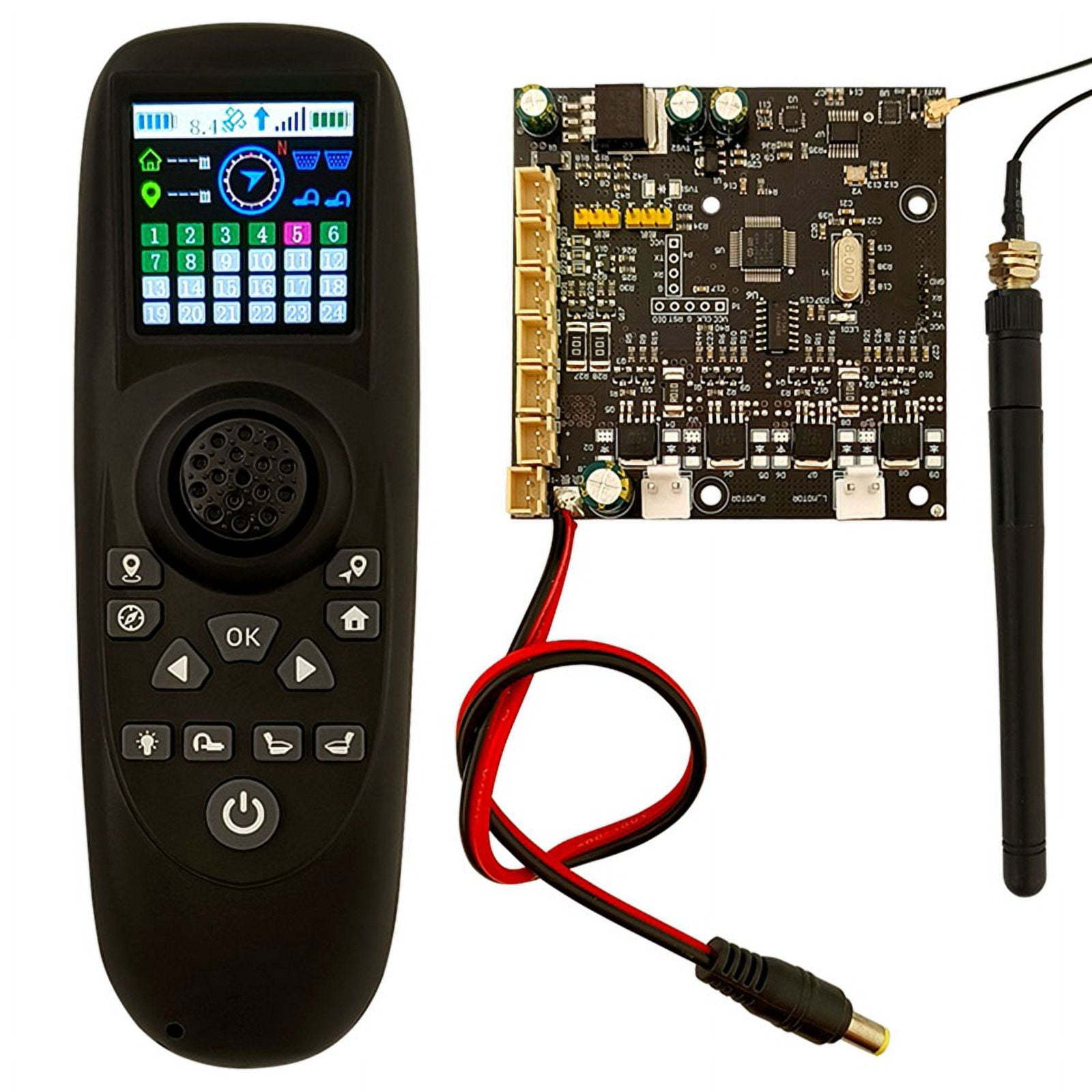 TXG4 1.54Inch Colored Screen Display Single-Hand Remote Controller