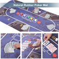 thumbnail image 4 of Portable Poker Mat Folding Non-slip Texas Hold'em Table Top, 4 of 5