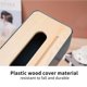 thumbnail image 4 of Tapa De Madera Caja De Pañuelos Con Estilo Simple Caja De Almacenamiento De Pañuelos De Gran Capacidad Dispensador De Servilletas Para El Hogar Noticed HA024901-02, 4 of 7