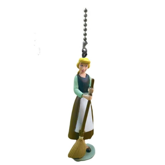 Cinderella In Rags Fan Light Lamp Pull Chain Figure Disney PVC Figurine Gift New