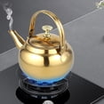 thumbnail image 4 of Stainless Steel Whistling Tea Kettle with Handle, 4 of 6