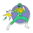 thumbnail image 2 of CafePress - Green Ranger Lightning Bolts - Non-slip Rubber Mousepad, Gaming Mouse Pad, 2 of 5