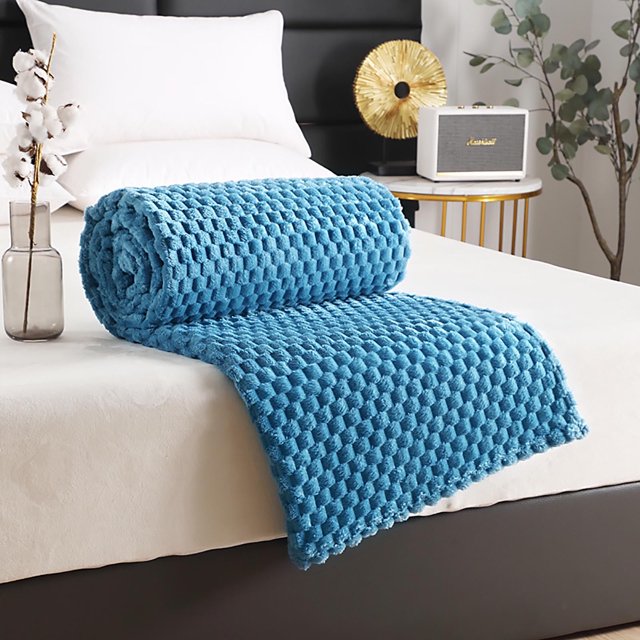 Manta de otoño Vmvidoty, manta de franela de color liso, manta multifuncional, ofertas de acceso anticipado